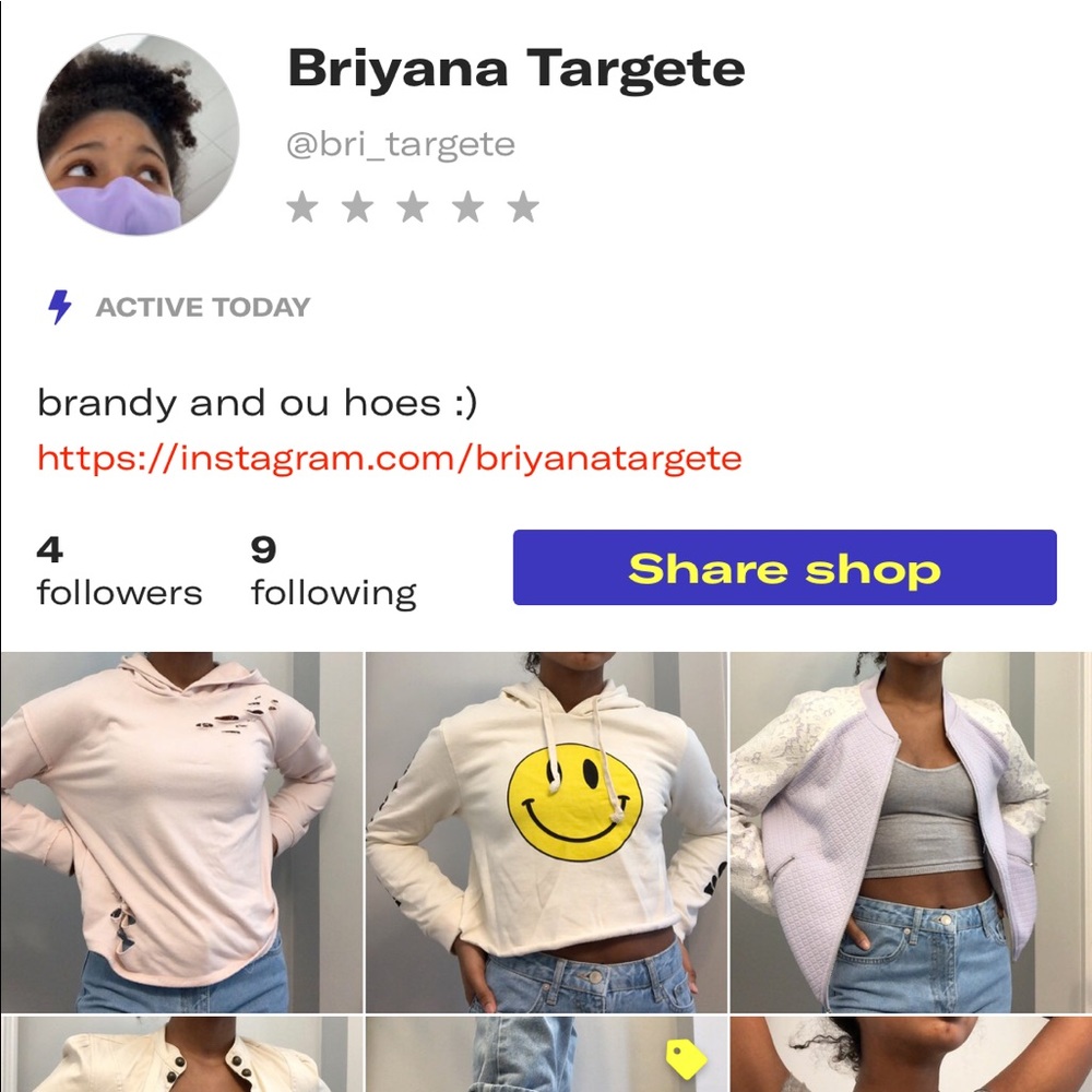 please go follow my depop!!! @bri_targete